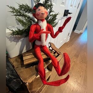 Annalee Red Christmas Elf